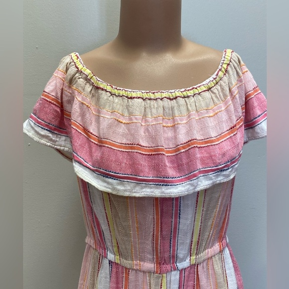 Blue Island off-shoulder dress - Picture 2 of 5